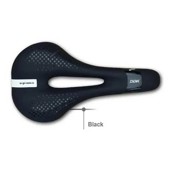 DDK Racing Ergonomic Flow Memory Foam Cykelsadel, Black, 144mm DDK Racing Ergonomic Flow Memory Foam Cykelsadel, Black, 144mm