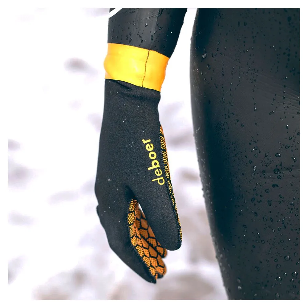 deboer Polar 2.5 Mm Neoprenhandskar unisex, Black / orange, S