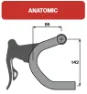 Deda Newton Anatomic Styre, 46