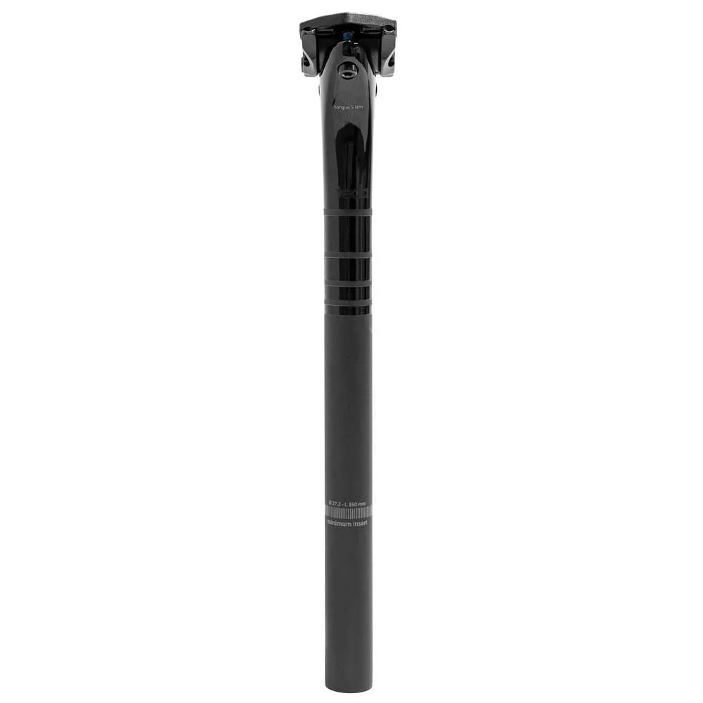 Deda Rs 12mm Offset Sadelstolpe, Black, 350mm, 27.2mm