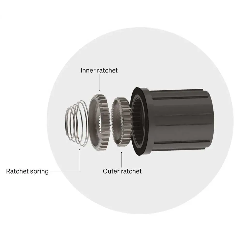 Deda Rs4 Cl Disc Tubeless Landsvägshjulset, Black, 12 x 100/12 x 142mm, Campagnolo N3W