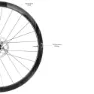 Deda Rs4 Cl Disc Tubeless Landsvägshjulset, Black, 12 x 100/12 x 142mm, Campagnolo N3W