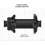 Deda Rs4 Cl Disc Tubeless Landsvägshjulset, Black, 12 x 100/12 x 142mm, Campagnolo N3W
