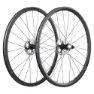 Deda Sl30 Carbon Disc Tubular Landsvägshjulset, Black, 12 x 100/12 x 142mm, Shimano/Sram HG