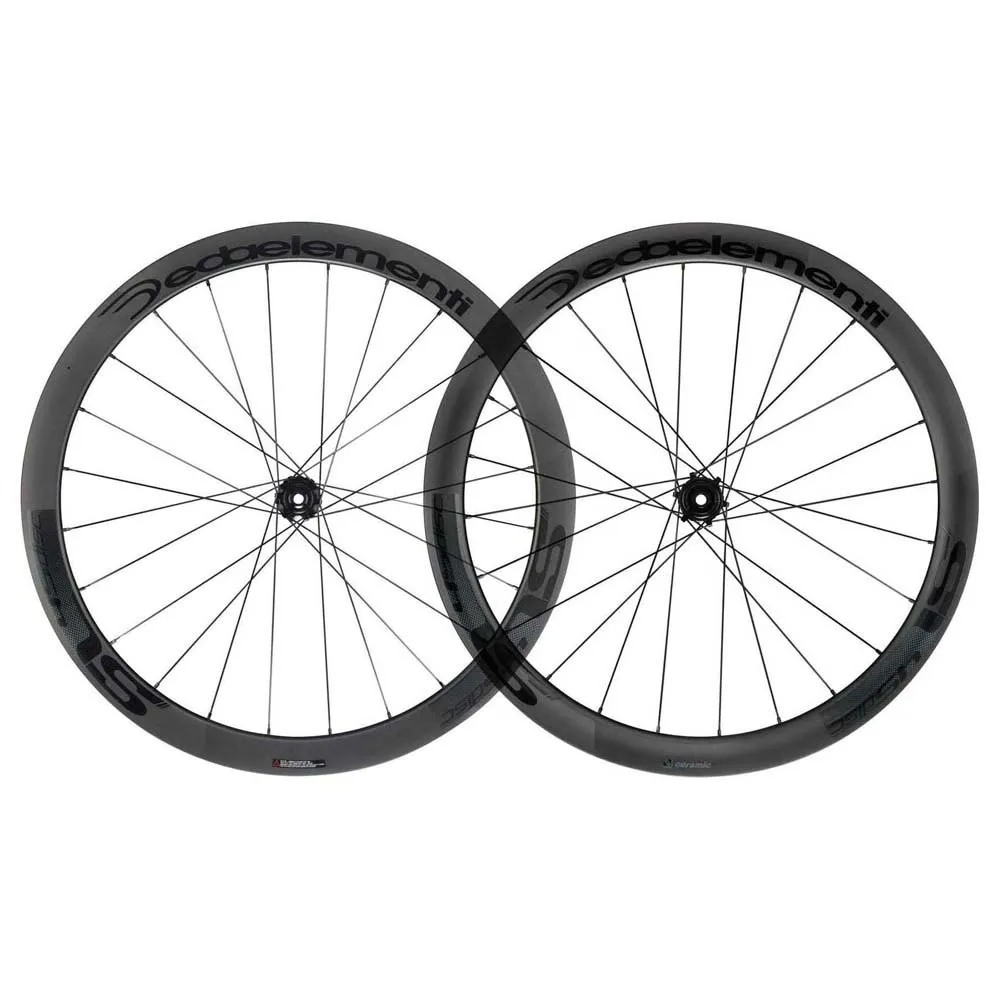 Deda Sl45db Landsvägshjulset, Black, 12 x 100mm / 12 x 142mm, Shimano/Sram HG Deda Sl45db Landsvägshjulset, Black, 12 x 100mm / 12 x 142mm, Shimano/Sram HG