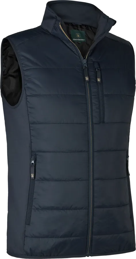 Deerhunter Men's Heat Padded Waistcoat, Dark blue