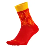 DeFeet Aireator 6" Argyle Strumpor DeFeet Aireator 6" Argyle Strumpor