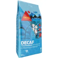 Delta Koffeinfria Utz+bio-kaffebönor 1kg