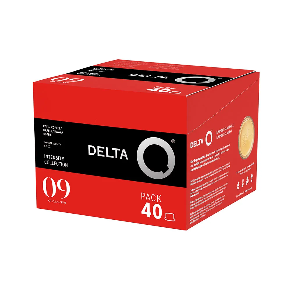 Delta Qharacter Kaffekapslar 40 Enheter, Black, One Size Delta Qharacter Kaffekapslar 40 Enheter, Black, One Size