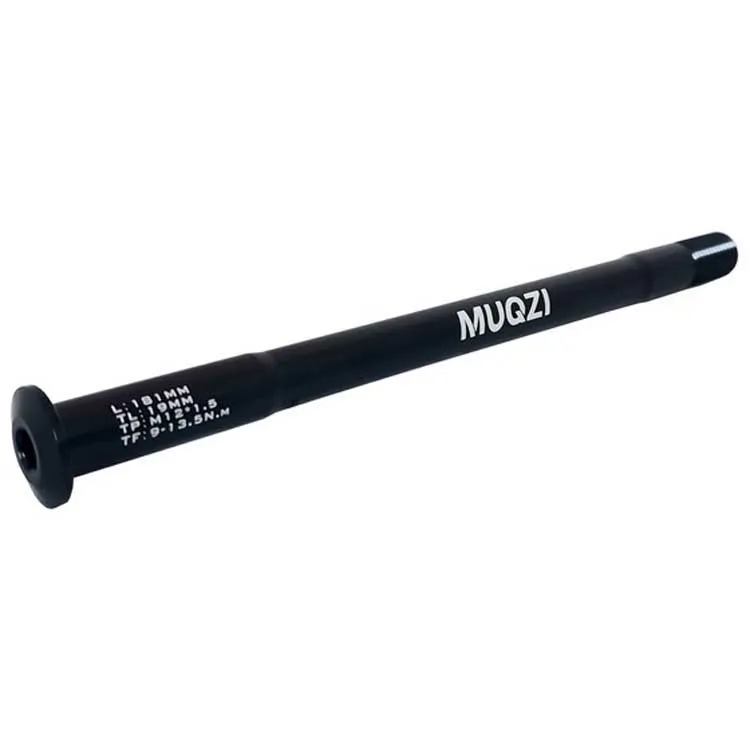 Dema Muqzi Genomgående Axel, Black, 12 x 148mm