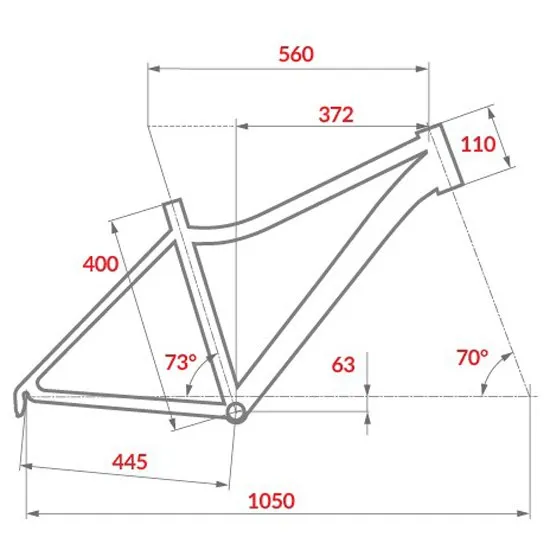 Dema Ravena 5 29´´ Altus Mtb Cykel, Dark bordo / grey, M/L