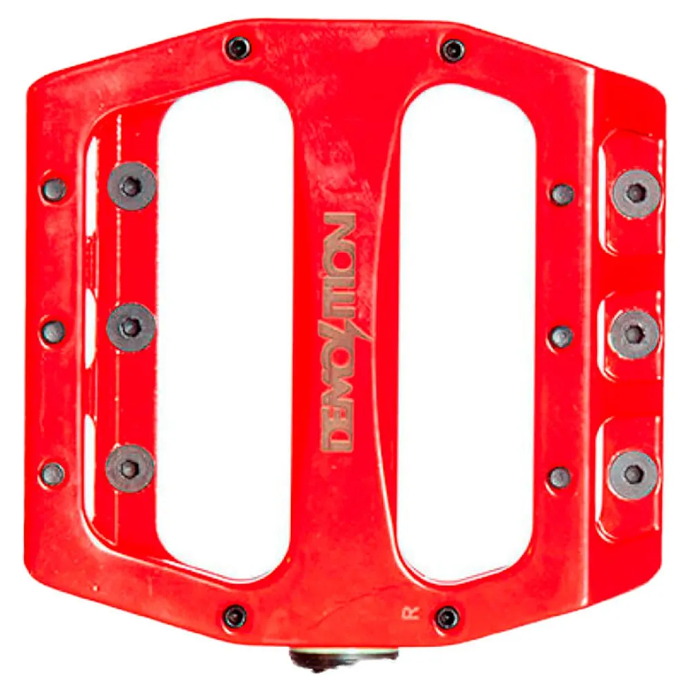 Demolition Trooper Cnc Cykelpedaler, Red, One Size