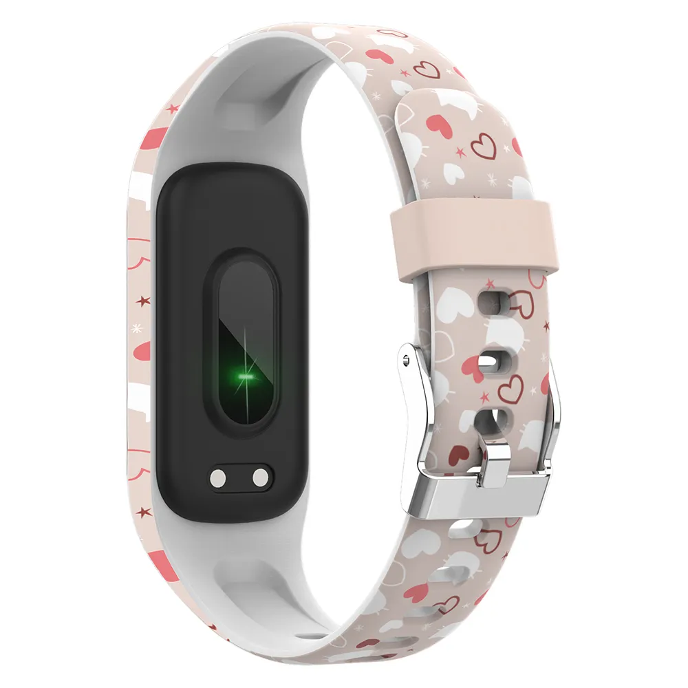 Denver Bfk-312c Aktivitetsarmband, Pink / white, EU Plug 220V
