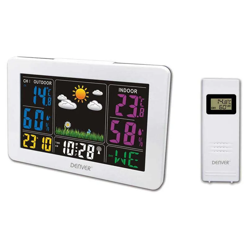 Denver Ws-540 Väderstation, White, One Size
