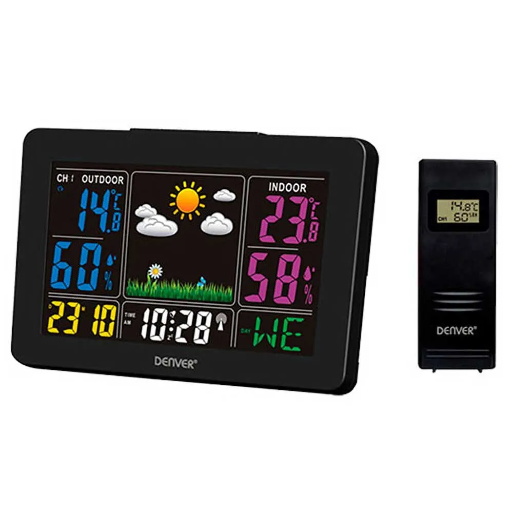 Denver Ws540blk Väderstation, Black, One Size