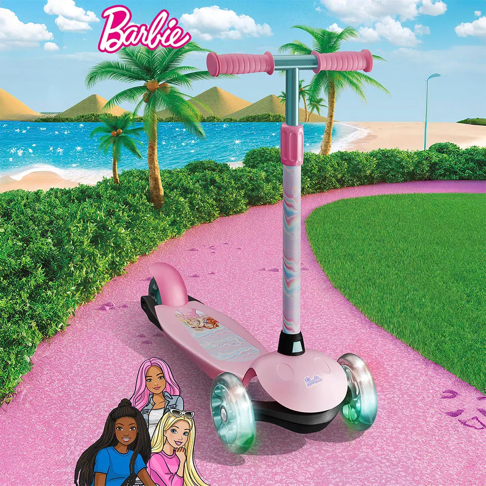 Deqube Barbie : 3 Hjul Med Led-lampor, Multicolor, One Size Deqube Barbie : 3 Hjul Med Led-lampor, Multicolor, One Size