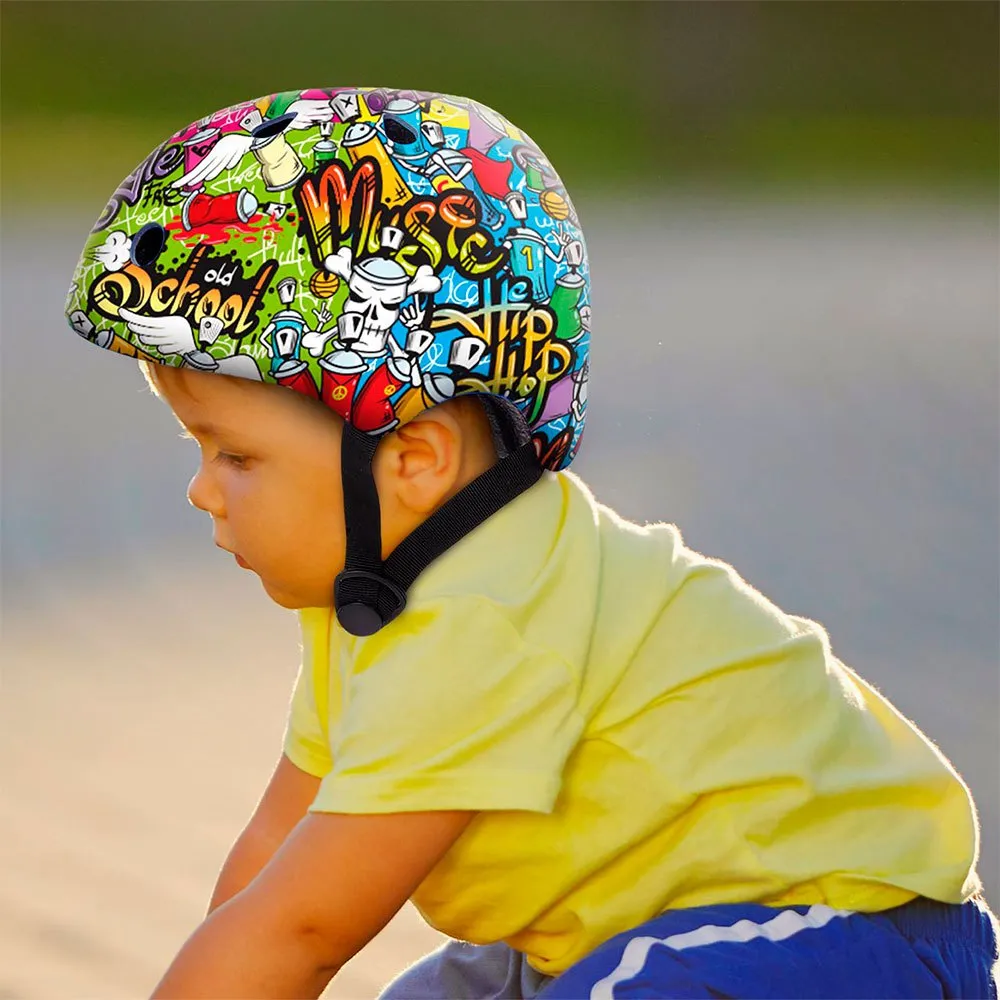 Deqube Graffiti Juniorhjälm, Multicolor Deqube Graffiti Juniorhjälm, Multicolor