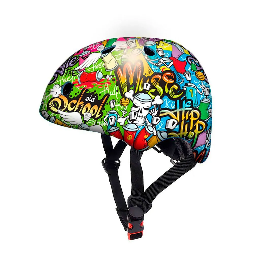 Deqube Graffiti Juniorhjälm, Multicolor Deqube Graffiti Juniorhjälm, Multicolor