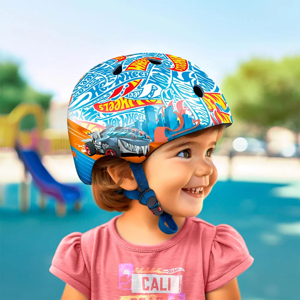 Deqube Hot Wheels-hjälm, Multicolor