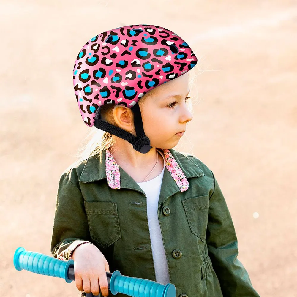 Deqube Leopard Juniorhjälm, Multicolor Deqube Leopard Juniorhjälm, Multicolor