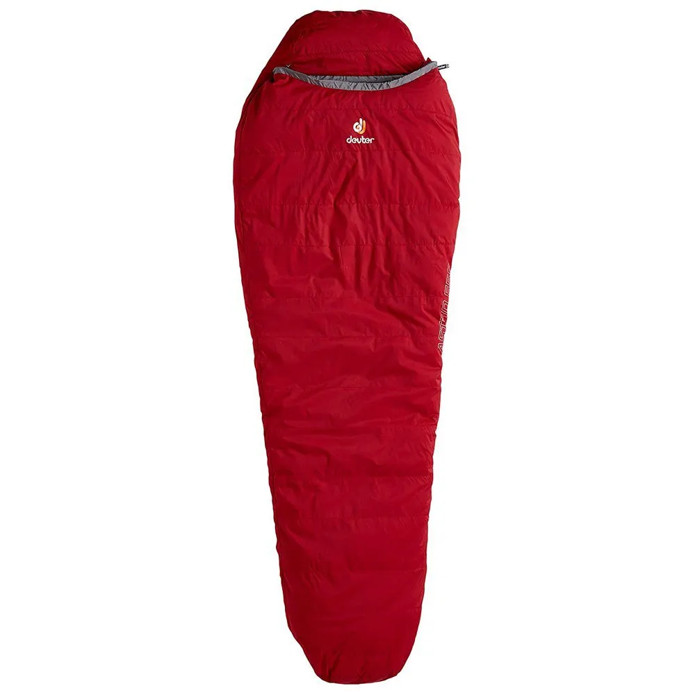 Deuter Astro 550 Sovsäck, Cranberry, Left Zipper