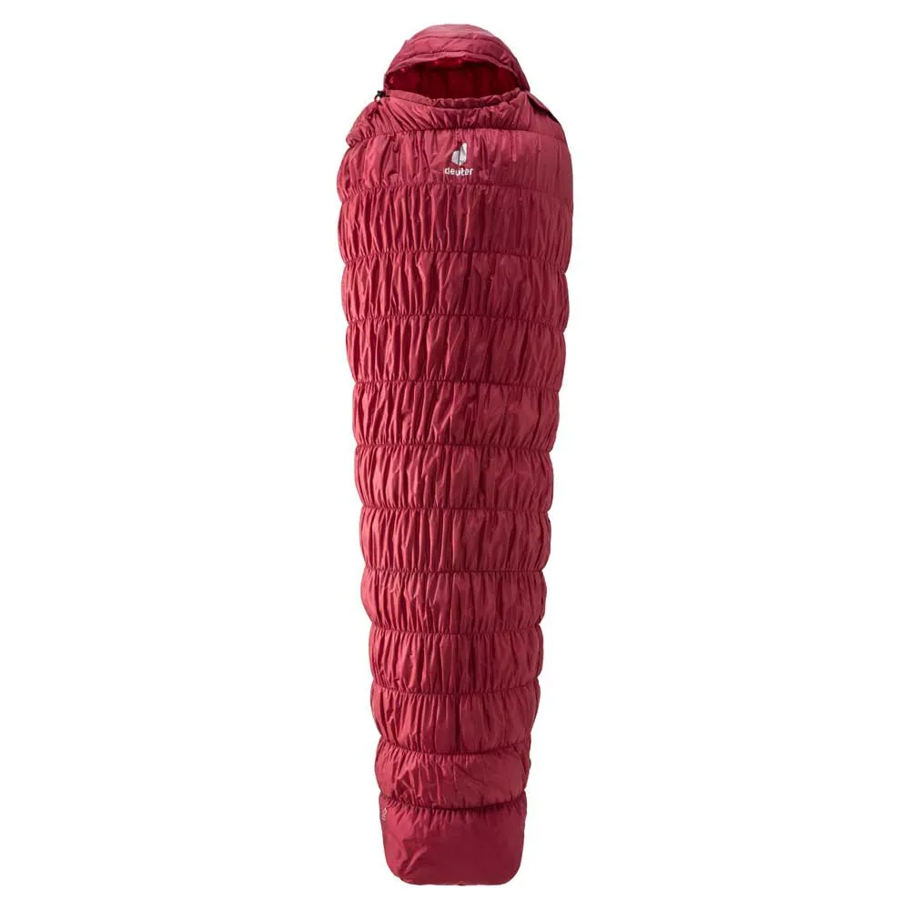 Deuter Exosphere-6° L Sovsäck, Cranberry / fire, Left Zipper Deuter Exosphere-6° L Sovsäck, Cranberry / fire, Left Zipper