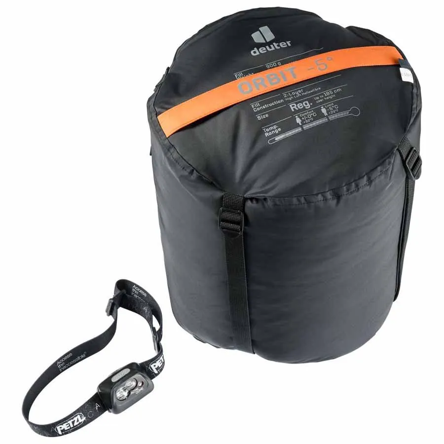 Deuter Orbit-5° Reg Sovsäck Refurbished, Mandarine / ink