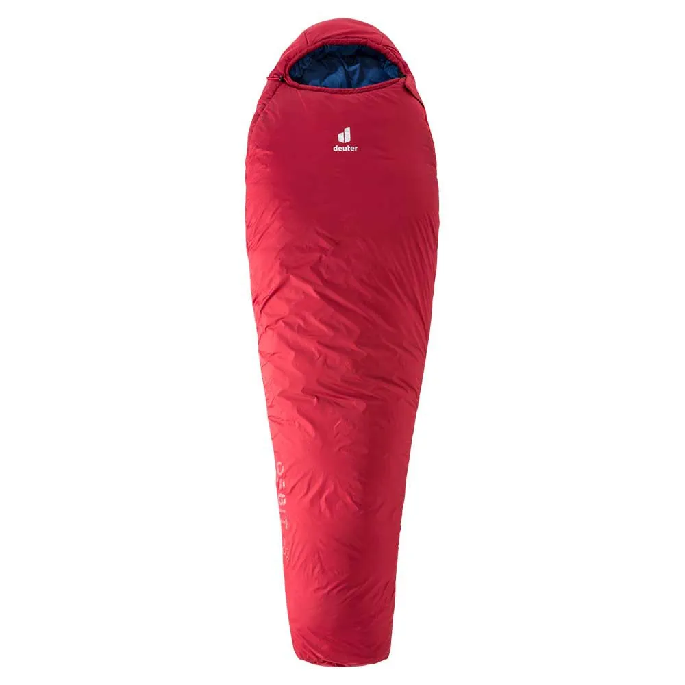Deuter Orbit Sovsäck, Cranberry / steel, Right / Left Zipper