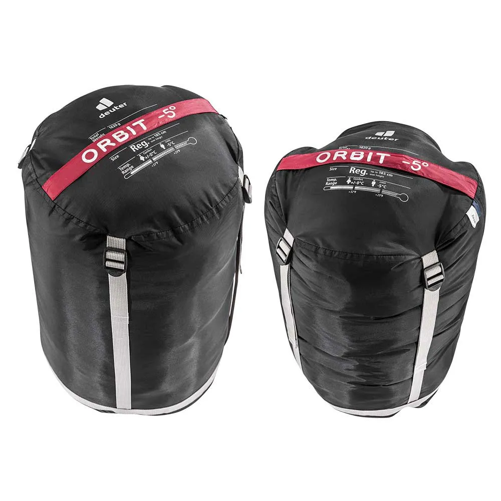 Deuter Orbit Sovsäck, Cranberry / steel, Right / Left Zipper