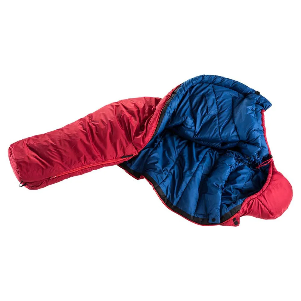 Deuter Orbit Sovsäck, Cranberry / steel, Right / Left Zipper