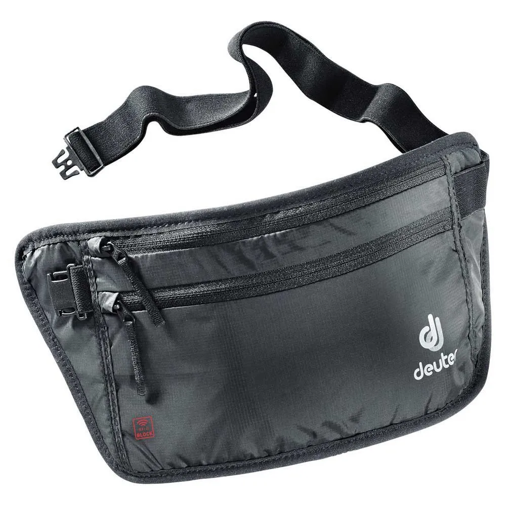 Deuter Säkerhetsbälte Ii Med Rfid-blockering För Pengar, Black