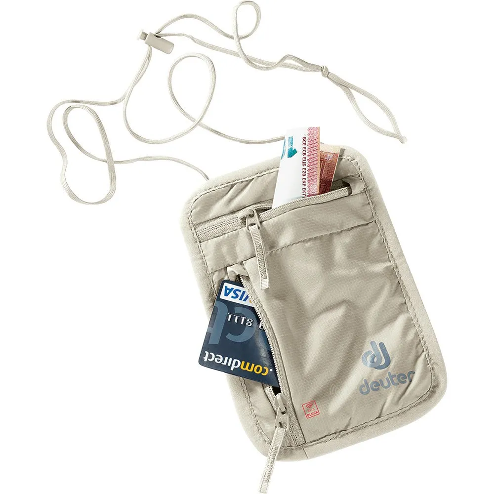 Deuter Security I Rfid Block Plånbok, Sand, One Size Deuter Security I Rfid Block Plånbok, Sand, One Size