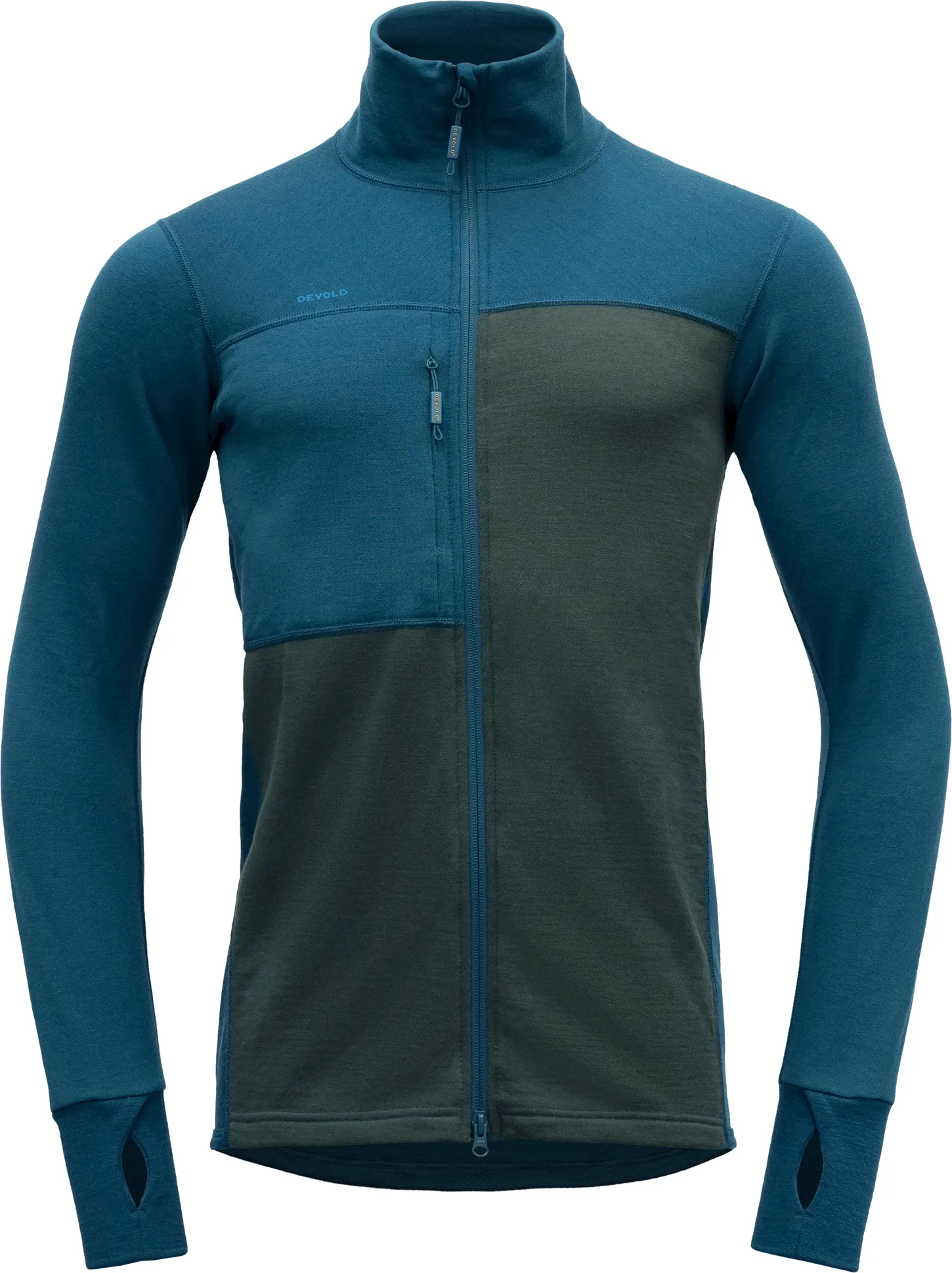 Devold Men's Nibba Pro Merino Jacket, FLOOD/WOODS Devold Men's Nibba Pro Merino Jacket, FLOOD/WOODS