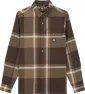 Dickies Men's Nimmons Long Sleeve Shirt, Dark Brown