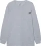 Dickies Men's Pocket Tee Long Sleeve, Heather Grey