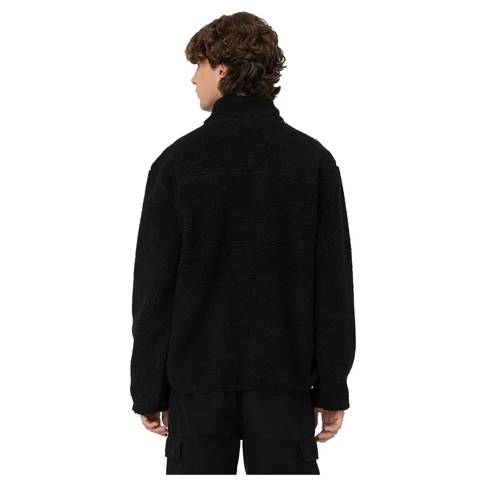 Dickies Mount Hope Fleece Med Halv Dragkedja, Black Dickies Mount Hope Fleece Med Halv Dragkedja, Black