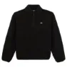 Dickies Mount Hope Fleece Med Halv Dragkedja, Black