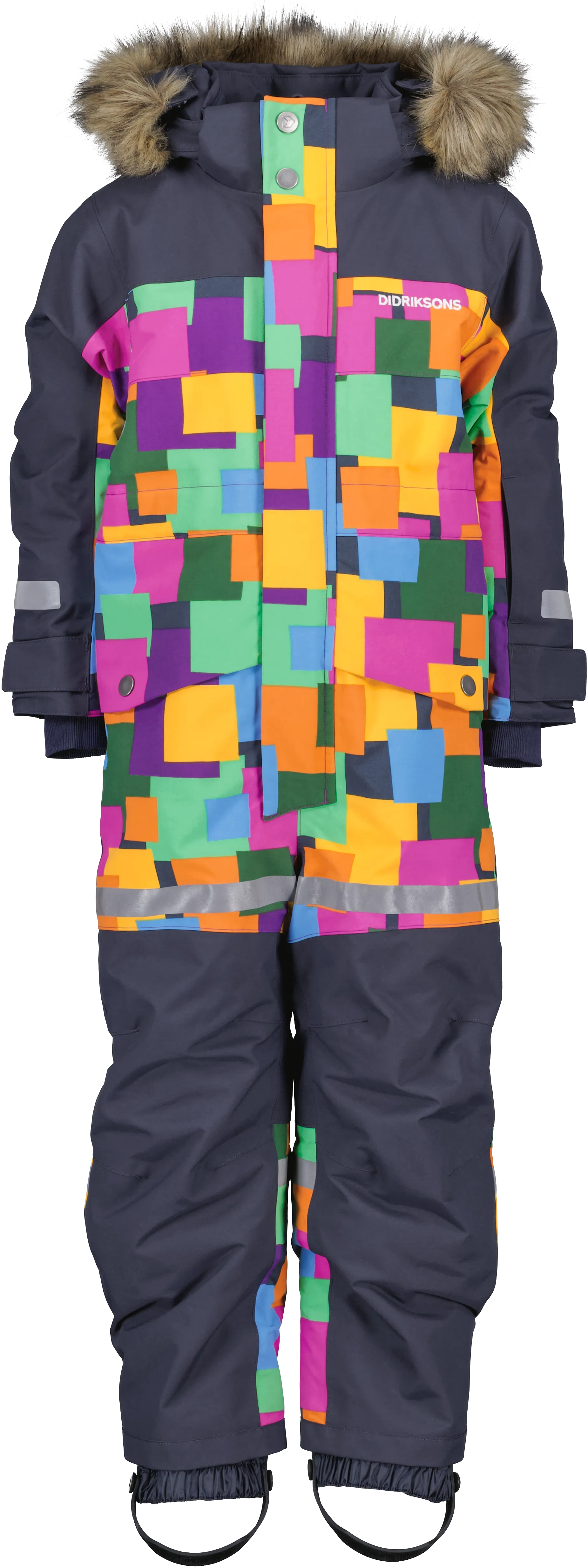 Didriksons Kids' Bjärven Printed Coverall Didriksons Kids' Bjärven Printed Coverall