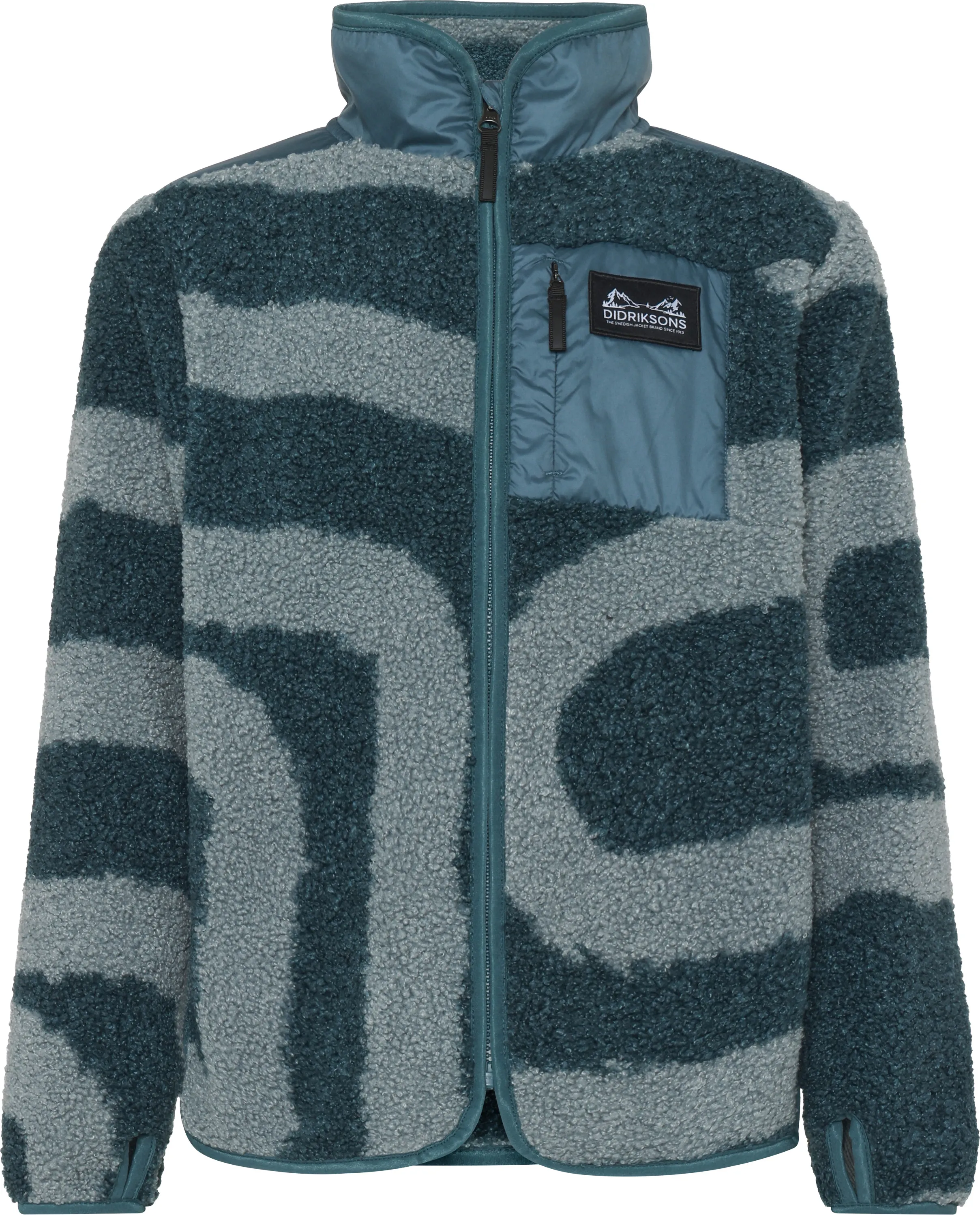 Didriksons Kids' Exa Printed Full Zip 2 Path Didriksons Kids' Exa Printed Full Zip 2 Path