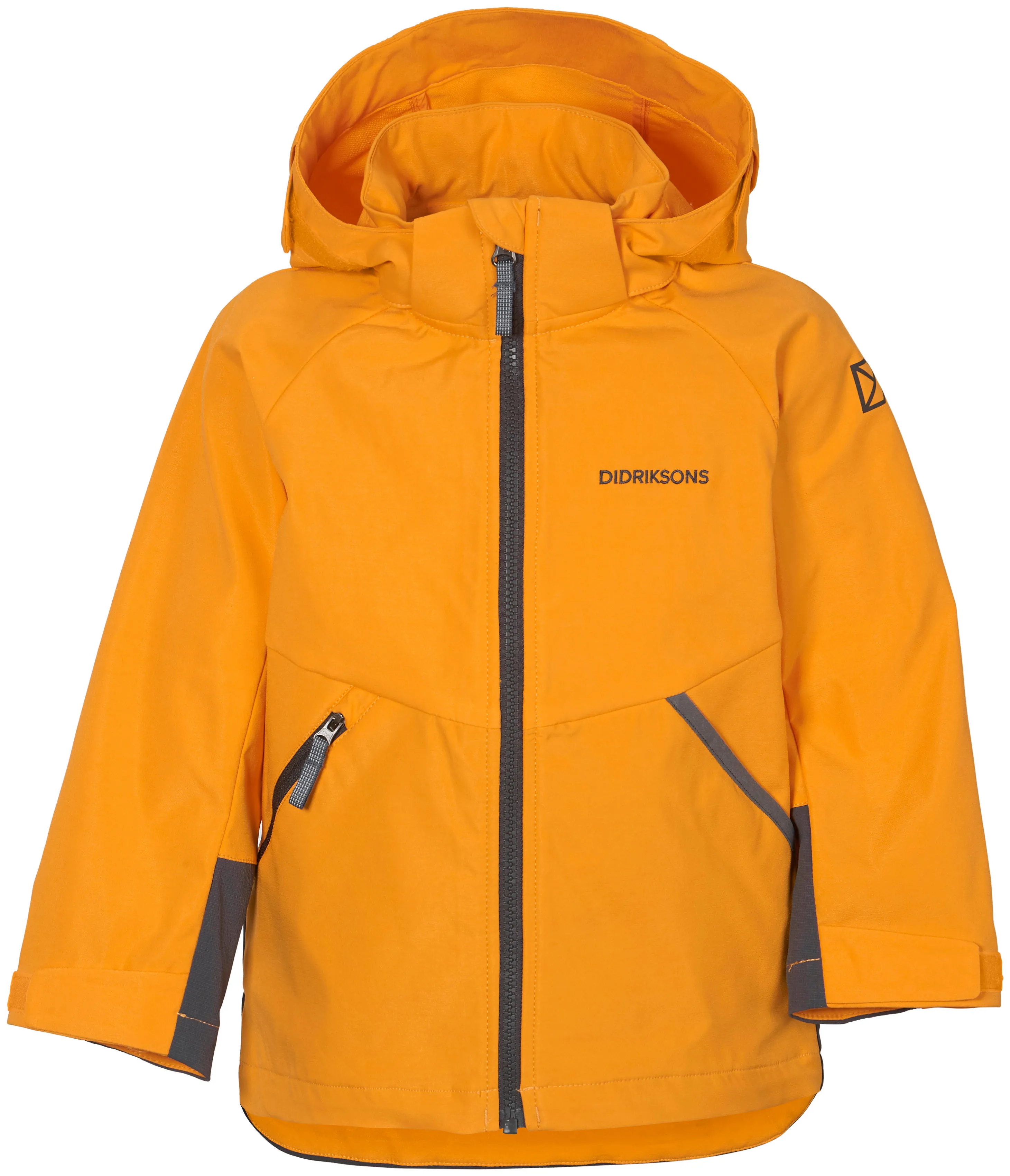 Didriksons Kids' Stigen Jacket, Happy orange, 120