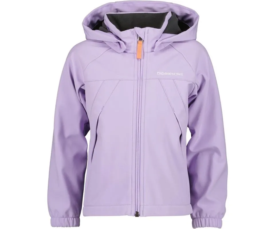Didriksons Troel 2 Jacket Kids, Digital purple