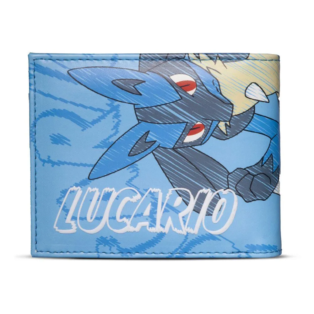 Difuzed Pokémon Bifold Lucario Plånbok, Multicolor, One Size