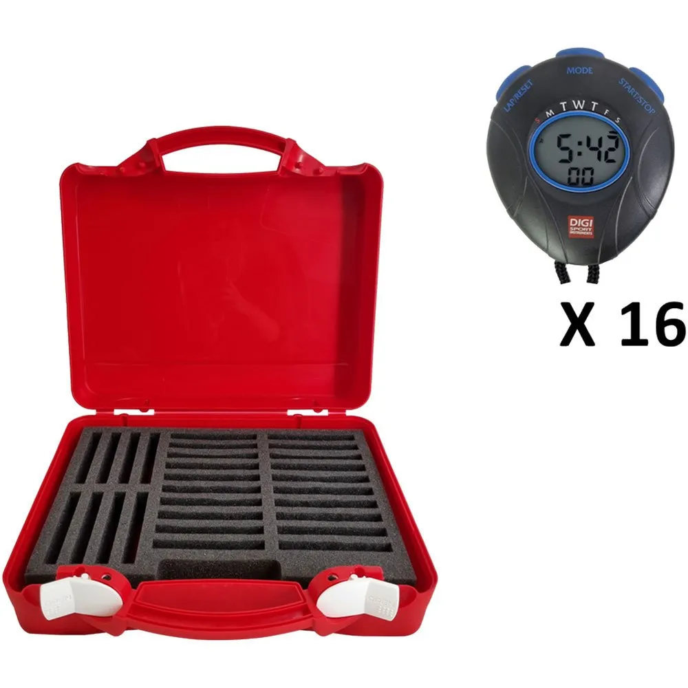Digi Sport Instruments Dt1 Stoppur 16 Enheter unisex, Black, One Size