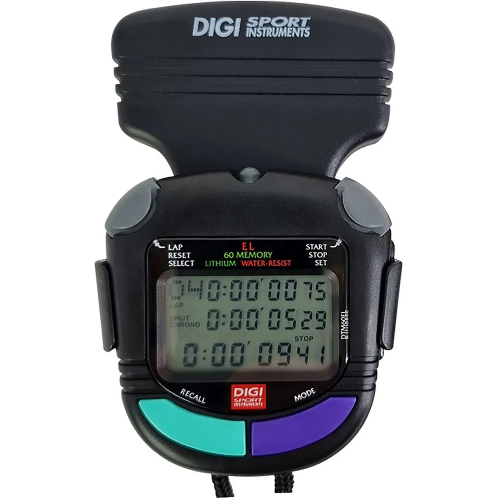 Digi Sport Instruments Dtm60sel Stoppur unisex, Black, One Size