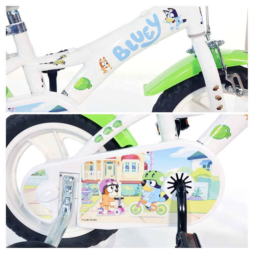 Dino Bikes 12´´ Bluey Cykel, White, 3-5Y Dino Bikes 12´´ Bluey Cykel, White, 3-5Y