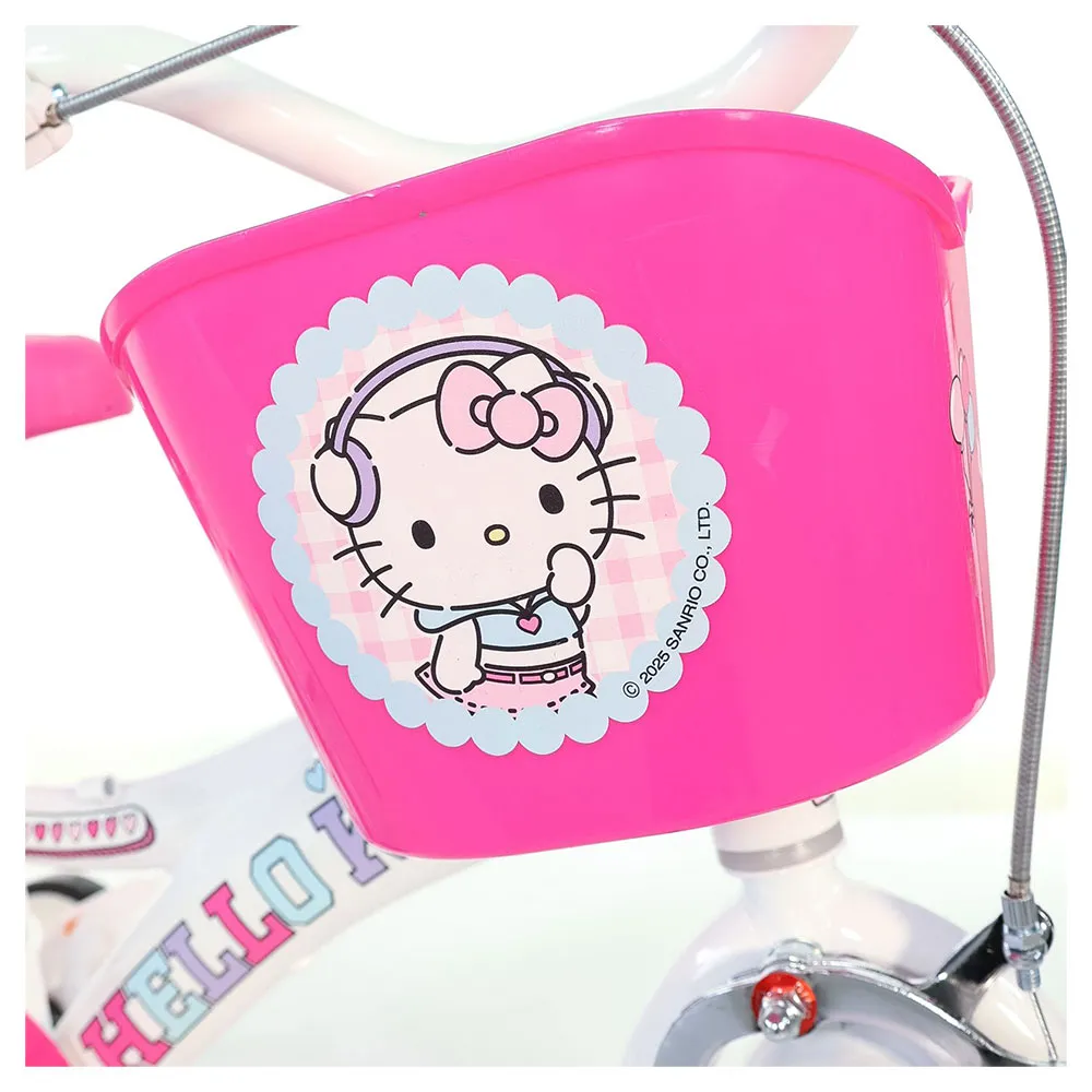 Dino Bikes 12´´ Hej Kitty Cykel, White, 3-5Y