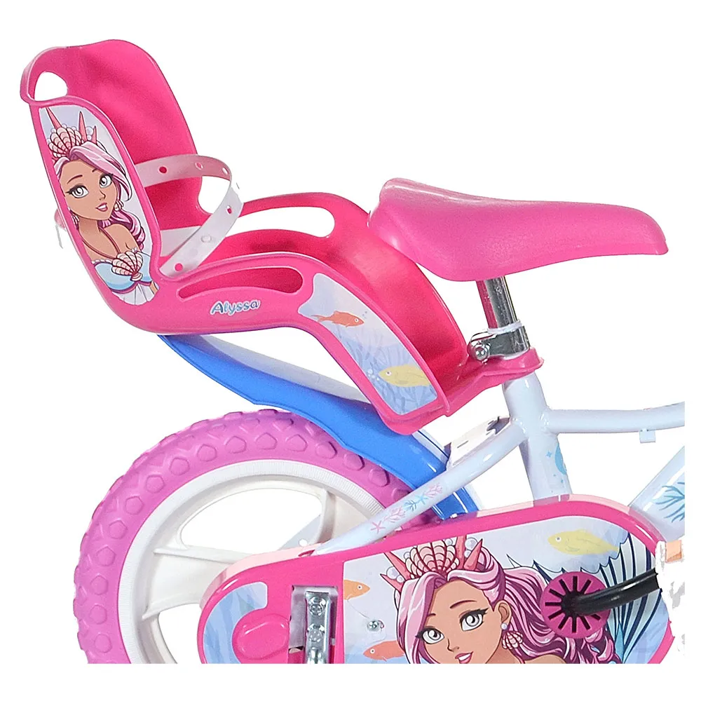 Dino Bikes 12´´ Sjöjungfrun Alyssa Cykel, White, 3-5Y Dino Bikes 12´´ Sjöjungfrun Alyssa Cykel, White, 3-5Y