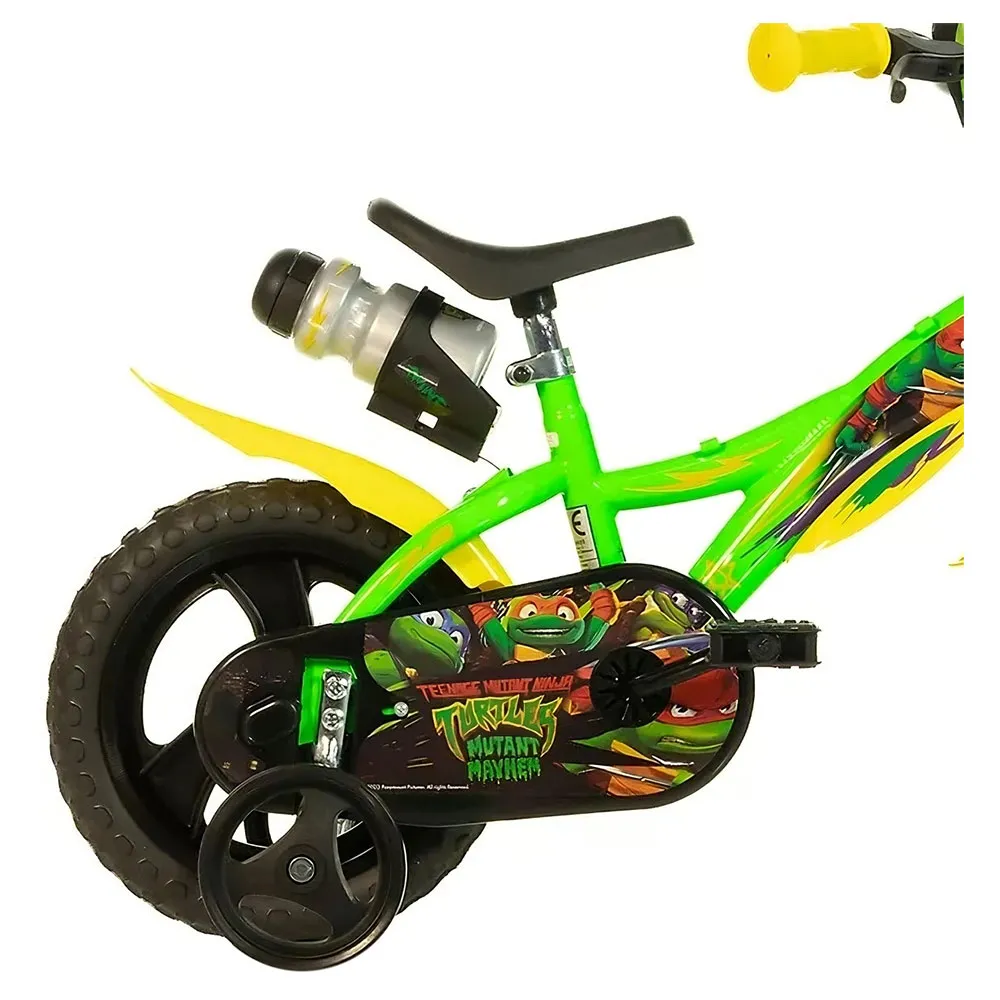 Dino Bikes 12´´ Teenage Mutant Ninja Turtles Cykel, Green, 3-5Y Dino Bikes 12´´ Teenage Mutant Ninja Turtles Cykel, Green, 3-5Y