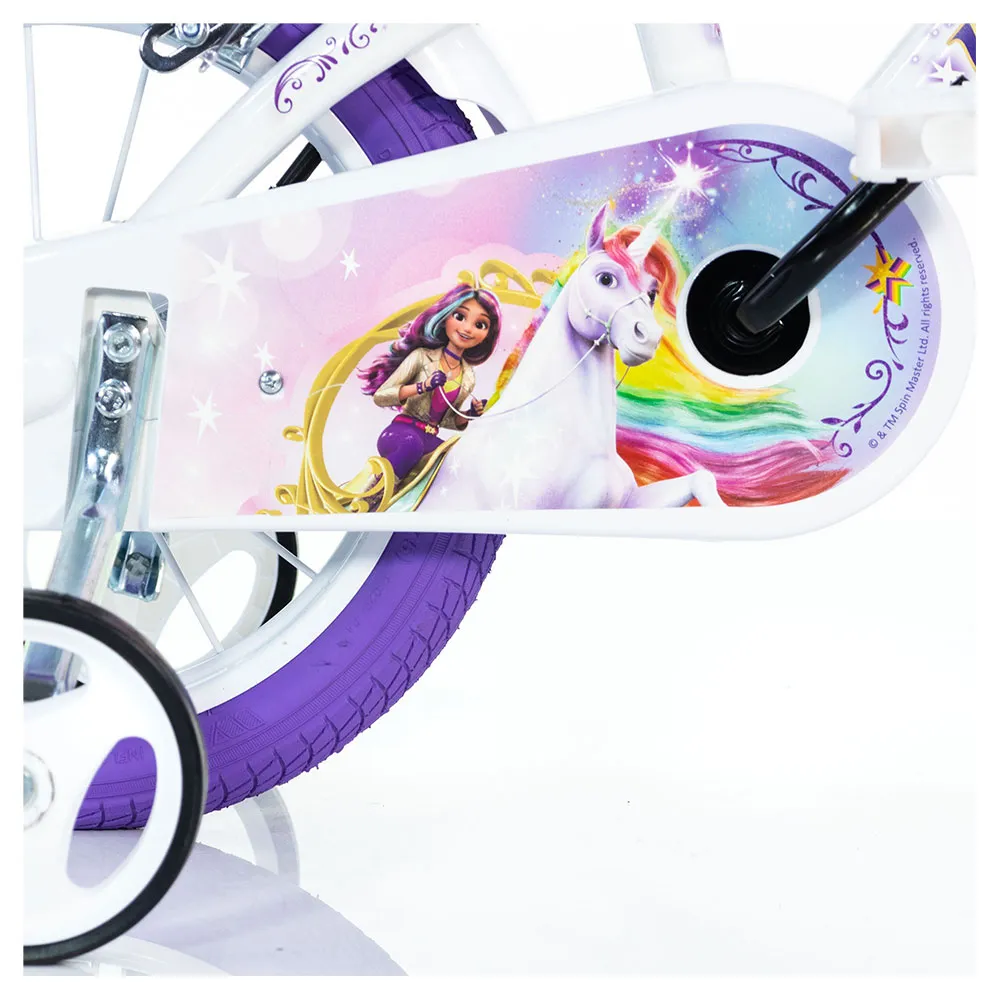 Dino Bikes 14´´ Enhörningsakademin Cykel, White, 4-6Y Dino Bikes 14´´ Enhörningsakademin Cykel, White, 4-6Y