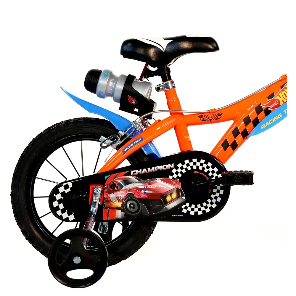 Dino Bikes 14´´ Hot Wheels Cykel, Orange, 4-6Y